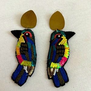 Parrot earrings